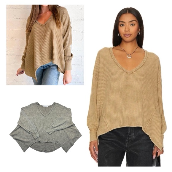 NWOT Free People Coraline Thermal LARGE - Picture 1 of 16